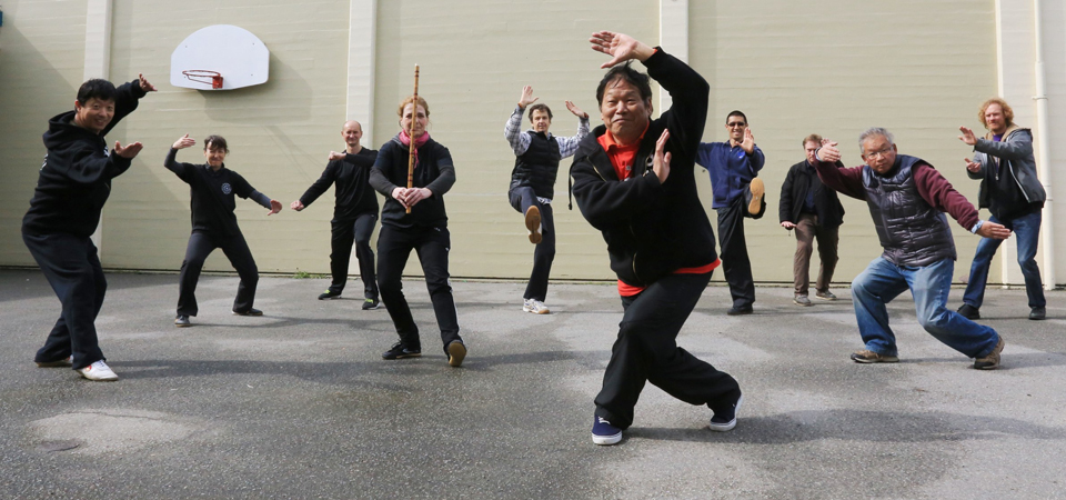 Master Fu teaching in Vancouver